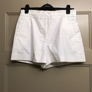 J. Crew White Shorts, Size 4